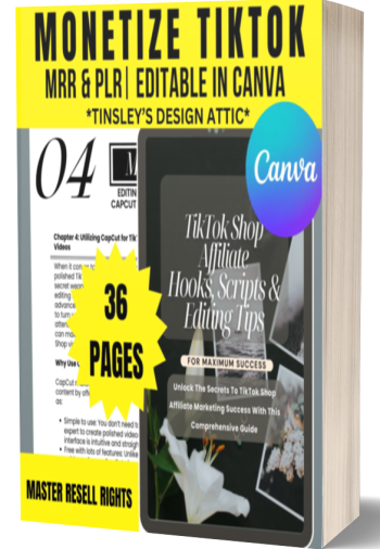TikTok Shop Affiliate Hooks and Scripts | Monetize TikTok | MRR & PLR | 2025 TikTok Shop Affiliate Hooks and Scripts | Moneti